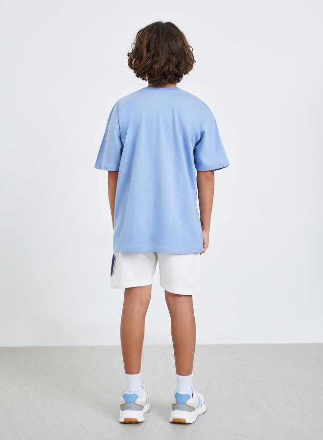 ستايلي طقم تيشيرت بطبعة كرة قدم وشورت - Image 5